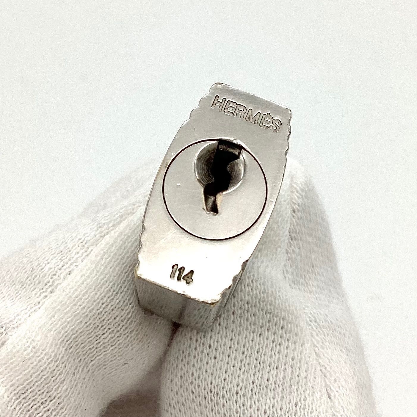 ⭐️極美品⭐️エルメス カデナ パドロック 鍵 no.114 シルバー