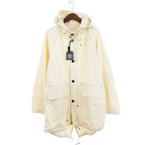 ウティ Outil タグ付き 23SS MANTEAU BIDOS モッズコート フィールドジャケット M-51 フィッシュテール リネン  OU-T013 アイボリー 白系 3 L位 - メルカリ