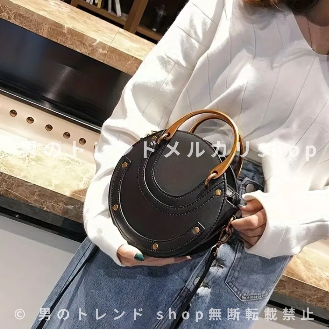 人気ブランド集結！ ショルダーバッグ バッグ メンズ 丸型 レトロ フェイクレザー a4 a5 アウトドア iPad 大きめ 男の子 斜め掛け 撥水 革 軽い 夏 きれいめ 軽量 携帯 子供 財布 収納 スマホ ハンドバッグ PU ファスナー開閉 スマホポケット 黒