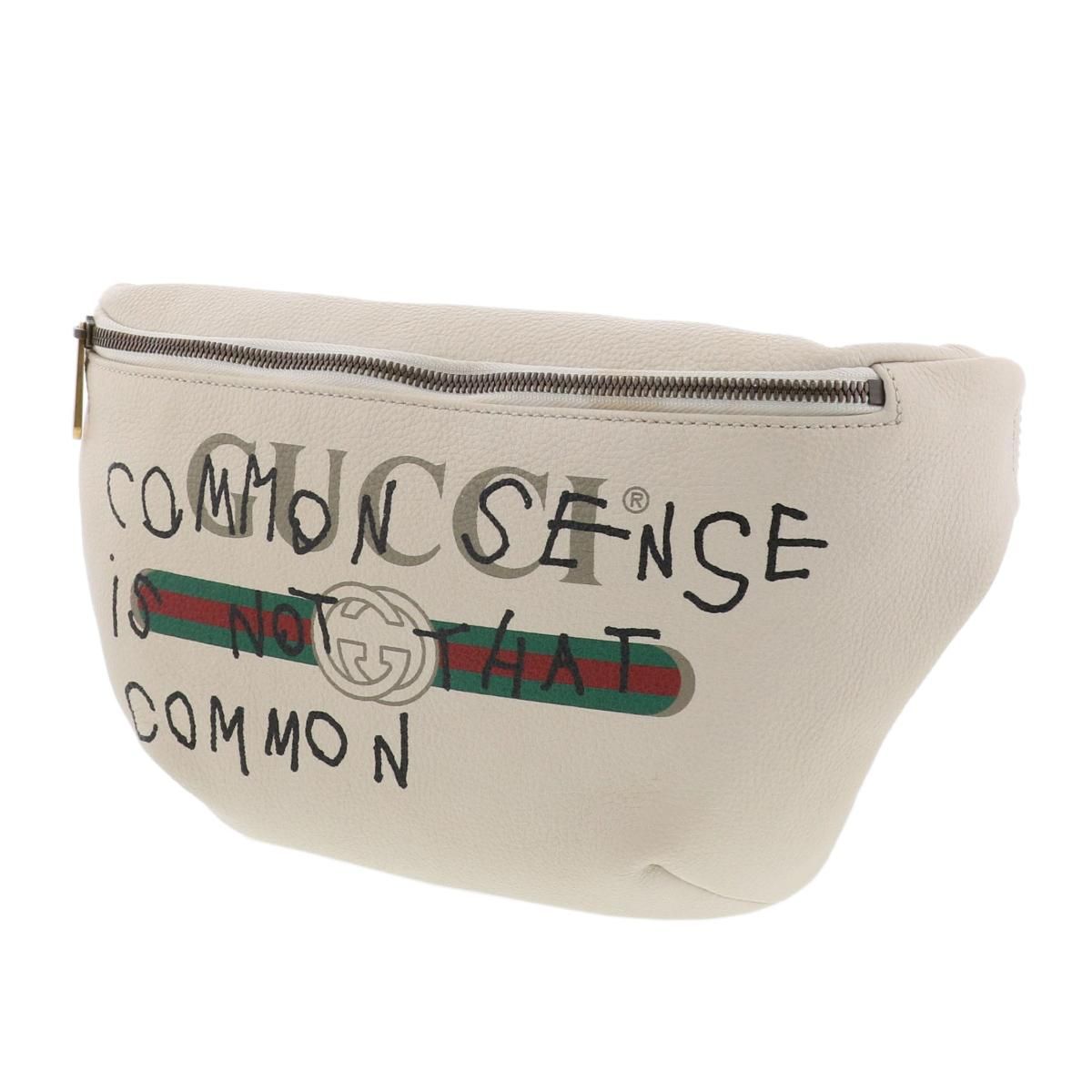 中古】 GUCCI （グッチ） ﾌﾟﾘﾝﾄ ﾍﾞﾙﾄﾊﾞｯｸﾞ バッグ ウェスト/ボディ