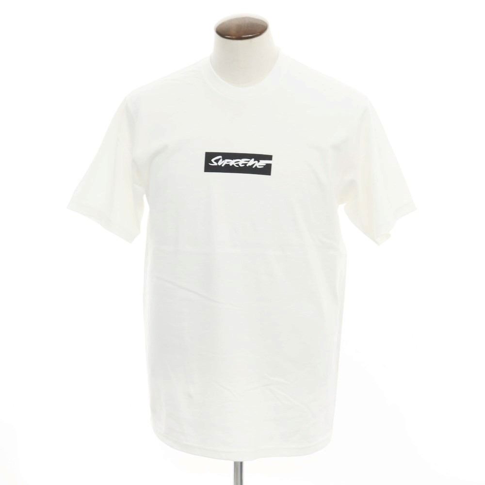 【中古】シュプリーム Supreme 2024年春夏 Futura Box Logo Tee コットン クルーネック 半袖Ｔシャツ ホワイト【サイズL】【メンズ】