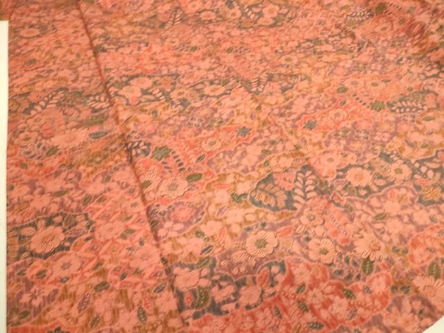 平和屋着物▽上質な小紋 紬地 単衣 辻が花 正絹 逸品 DAAS0986az