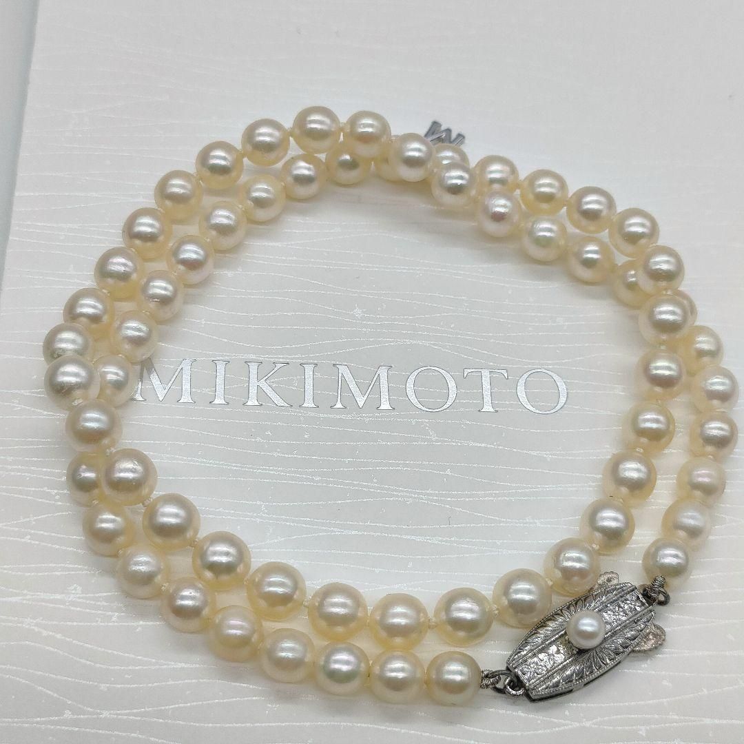 MIKIMOTO ミキモト真珠 あこや真珠 パールネックレス Mチャーム