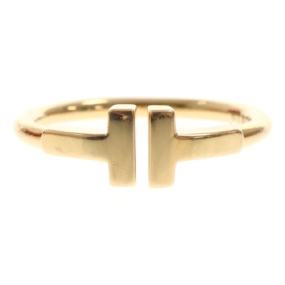 BVLGARI (ブルガリ) Tワイヤー リング Au750 K18 YG イエローゴールド  