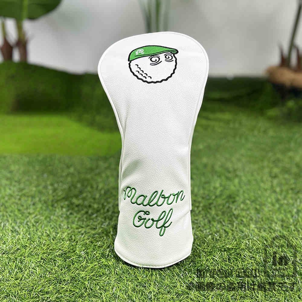 マルボンゴルフ ヘッドカバー5個セット＋1個ホワイト マルボン ゴルフ