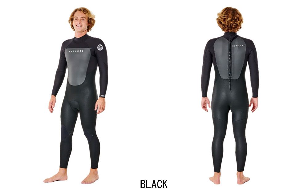 2024継続モデル RIPCURL E3 OMEGA BACK ZIP STEAMER 111MFS