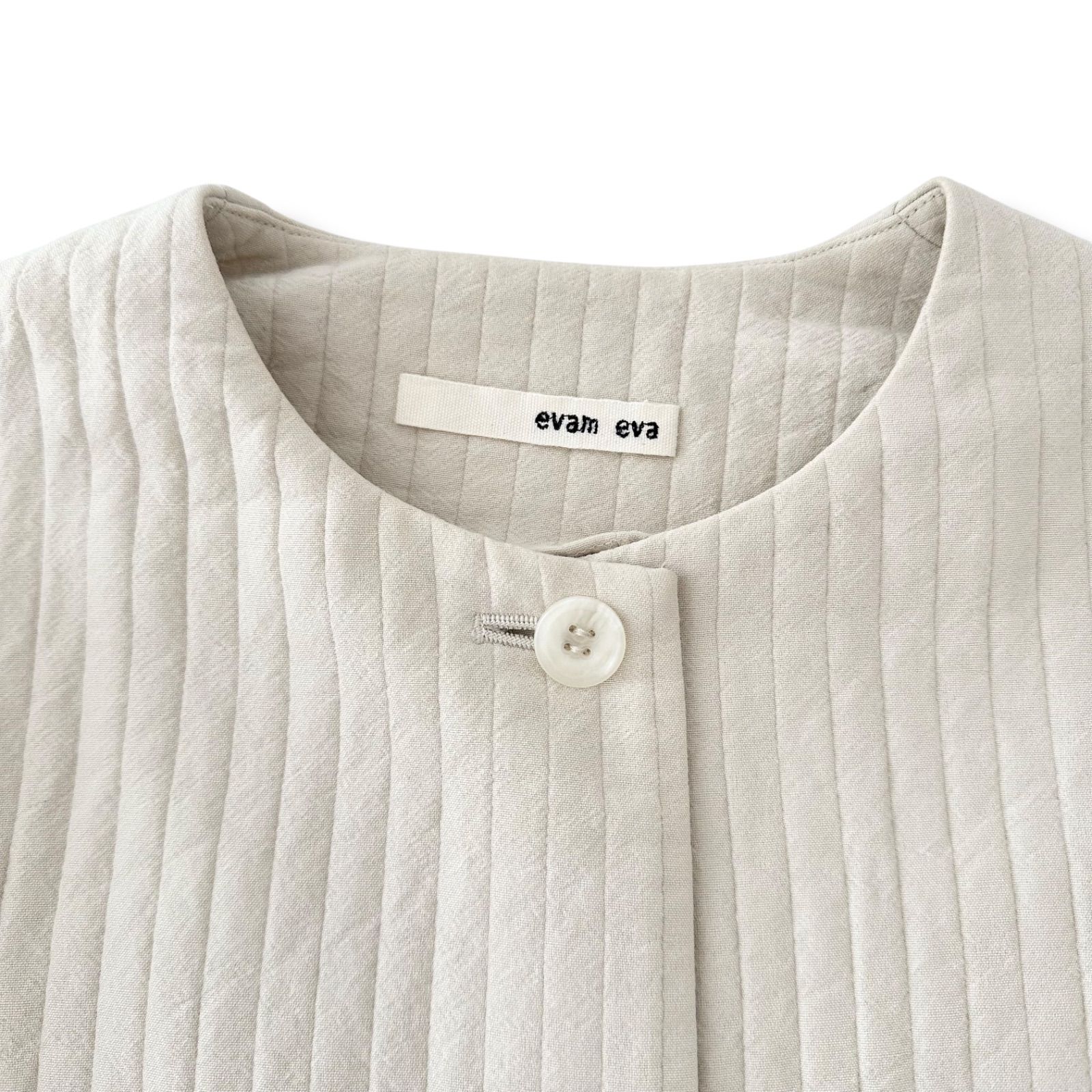 エヴァムエヴァ 23AW キルティング ジャケット アウター エクリュ サイズ1