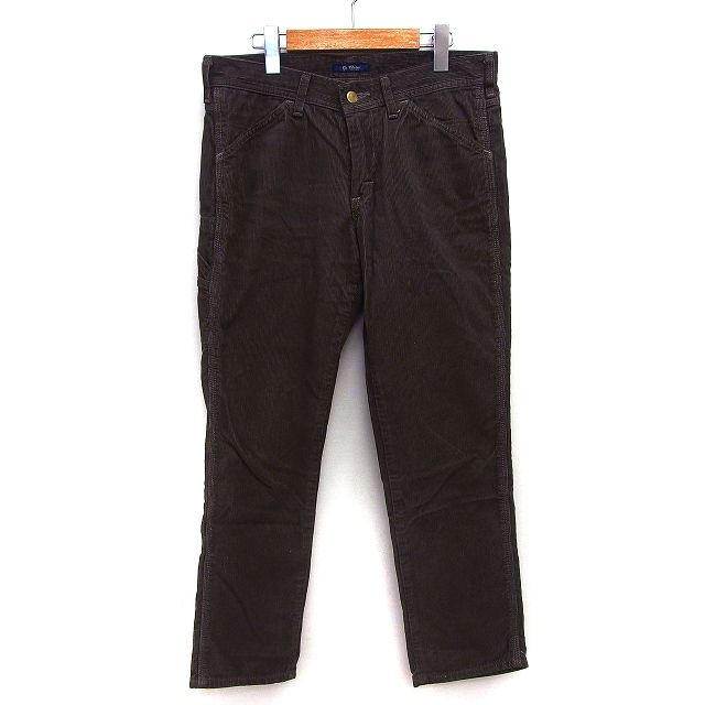 メルローズ MELROSE Cf Claire リー Lee コーデュロイ パンツ テーパード シンプル コットン 綿 M コーヒーブラウン 茶 /HT1