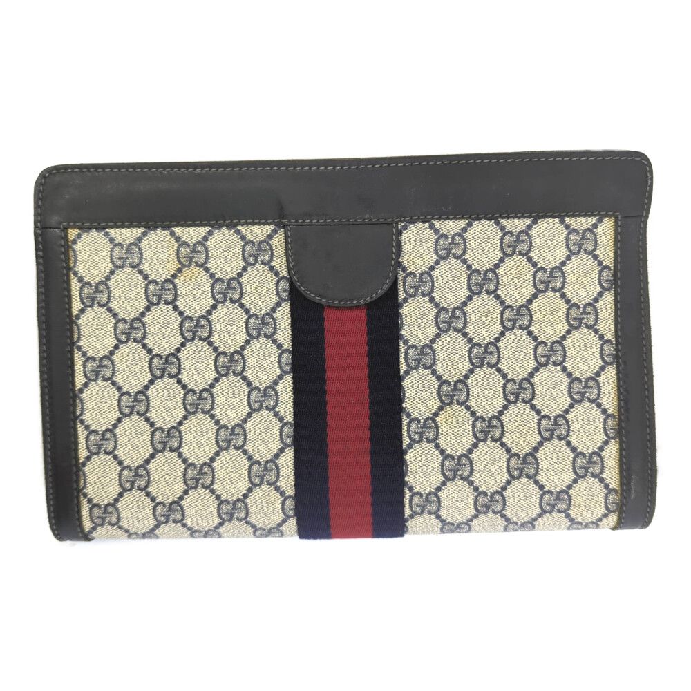 GUCCI グッチ シェリー グッチ レザー ボディバッグ クラッチバッグ|570142123|ネイビー系|ミニバッグ オールシーズン C メンズ レディース 581018