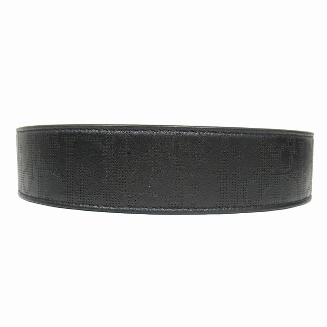 美品 Christian Dior ベルト CD金具 バックル レザー 黒 Christian Dior - Christian Dior CDバックル レザー ベルトの