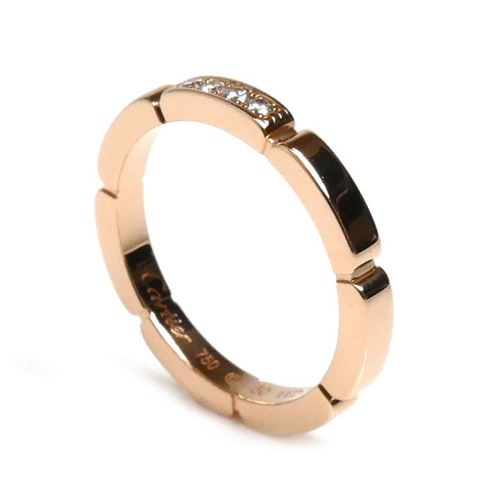 カルティエ リング 48 マイヨンパンテール K18PG 4Pダイヤ 8号 カルティエ リング 48 マイヨンパンテール K18PG 4Pダイヤ 8号 Cartier