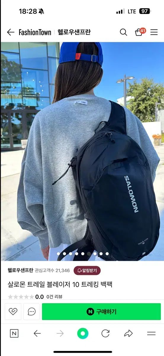 Salomon(サロモン) バックパック ブラック 10 SALOMON - 【旧モデル