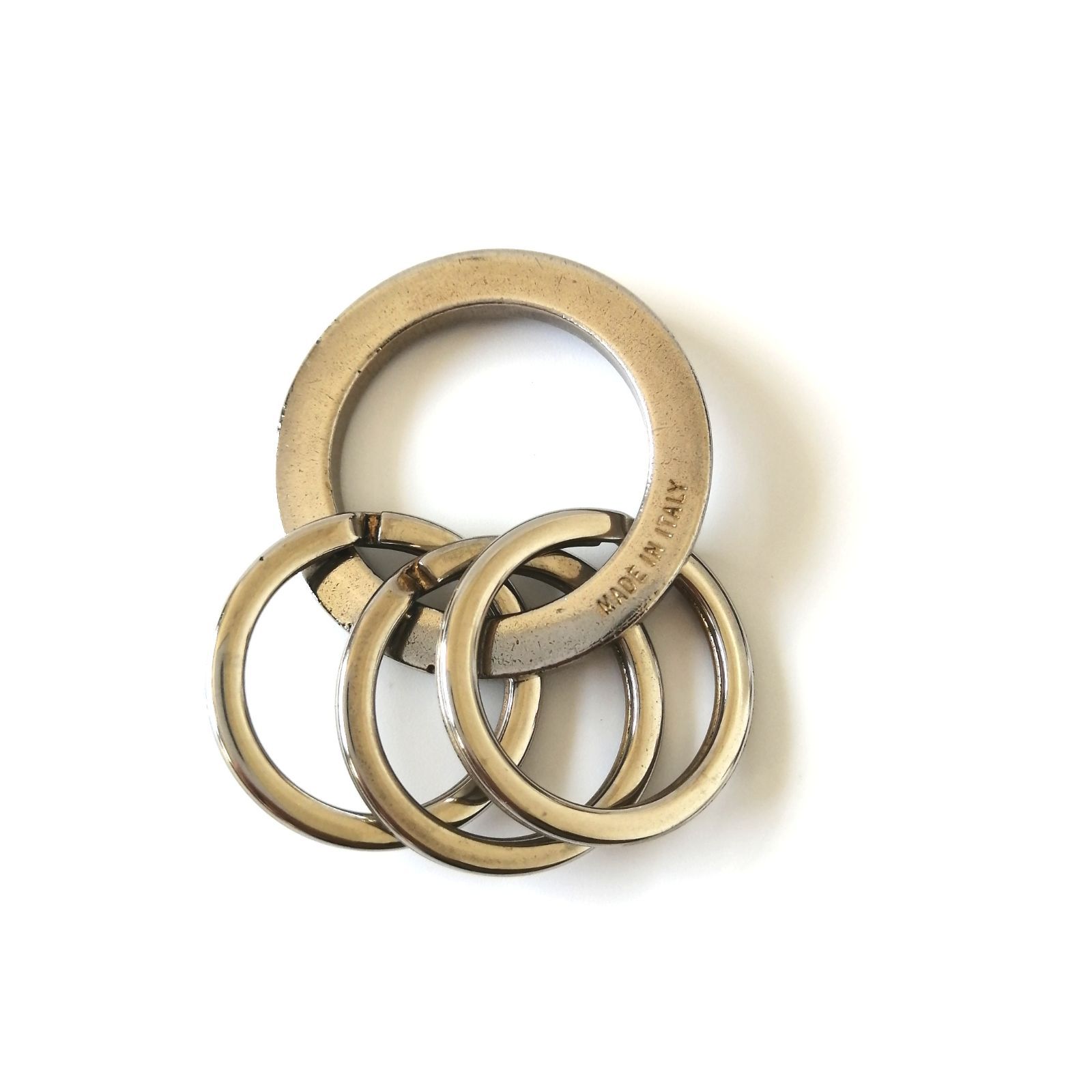 ブルガリ BVLGARI 3連キーリング ブラック 156 - メルカリ