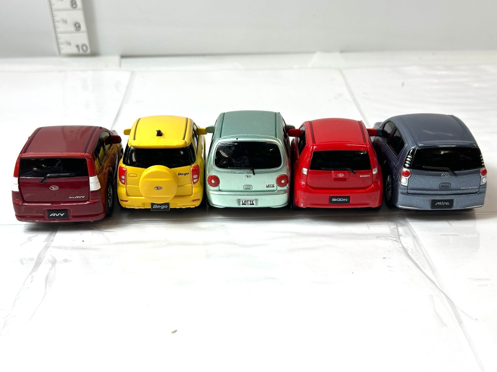 ダイハツ DAIHATSU ミニカー 10個セット タント ムーブ ESSE 他 DAIHATSU ダイハツ プルバックカー ミニカー まとめセット
