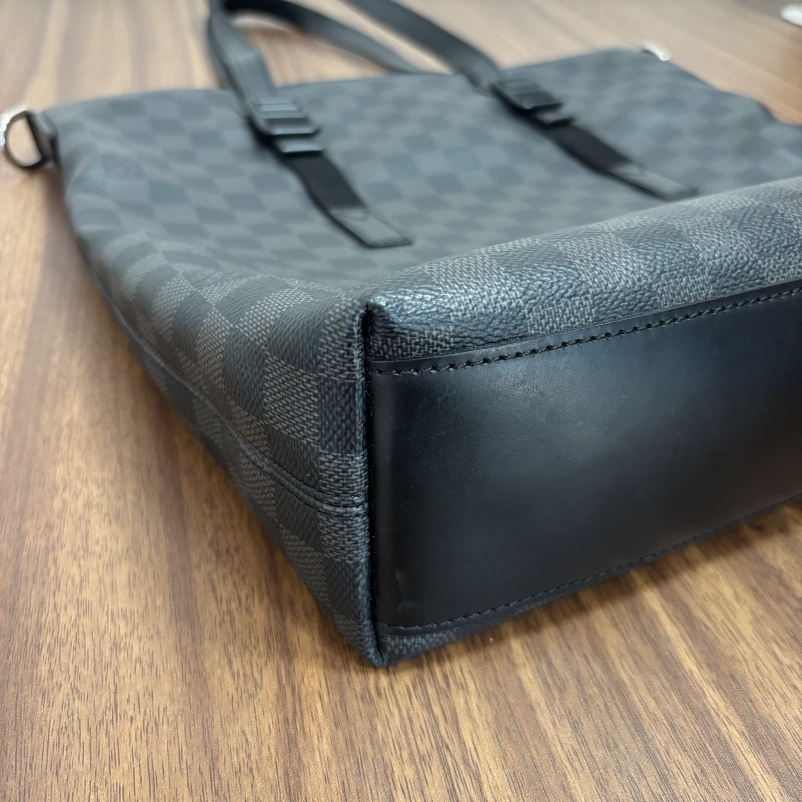 【美品】N41456☆スカイライン☆ダミエパターン ショルダーバッグ☆ 美品】N41456☆スカイライン☆ダミエパターン ショルダーバッグ☆