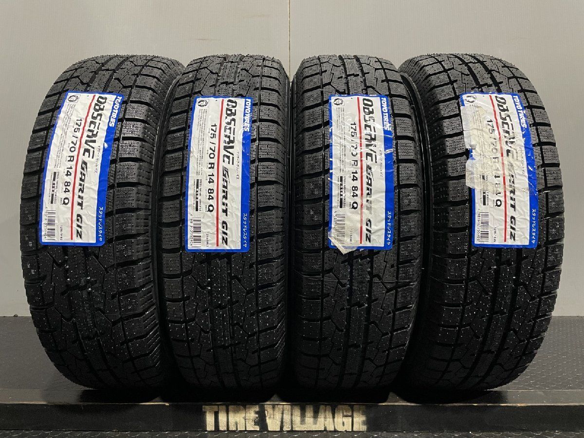 新品】TOYO GARIT GIZ 175/70R14 84Q 14インチ スタッドレス 4本 23年  
