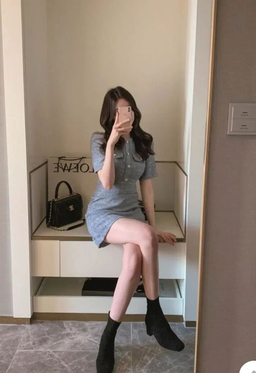 FROMDAYONE フロムデイワン ゲストルック メリー パール ツイード ワンピース | ably エイブリー ZIGZAG ジグザグ