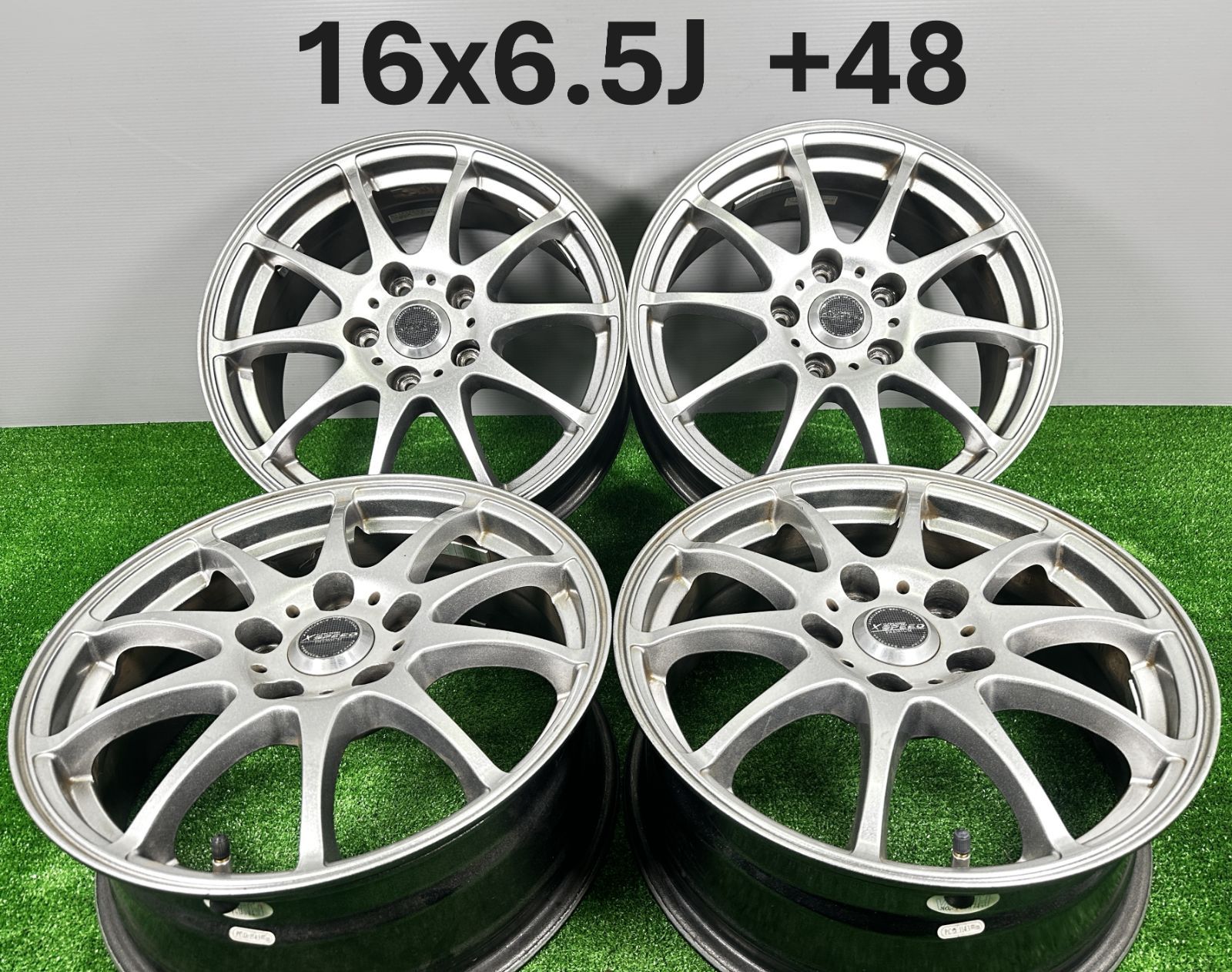 16ｘ6.5J 48 5穴 PCD114.3 Xcross Speed 4本 アルミホイール TA062