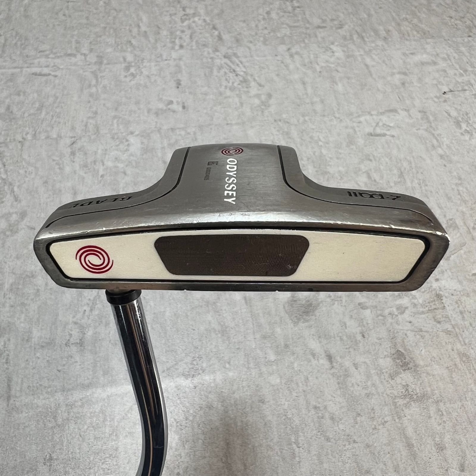 ODYSSEY　オデッセイ　WHITE　STEEL　2･ball　BLADE　 ホワイト　スチール　ツーボール　ブレード　メンズゴルフパター　スチール 右利き用 オデッセイ◇◇ ホワイトスチール 2-BALL BLADE パター 30インチ