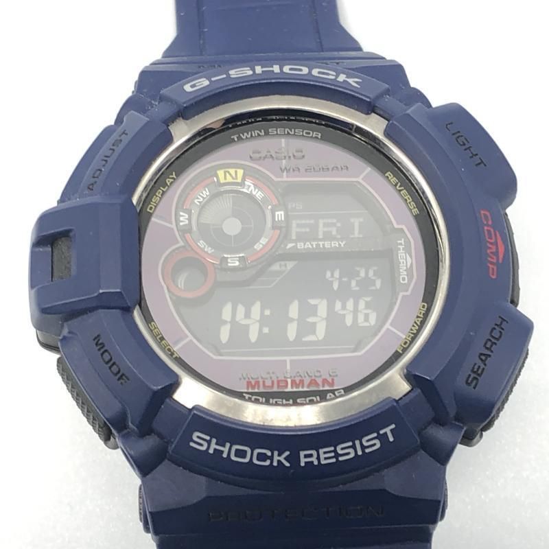 CASIO G-SHOCK MUDMAN GW-9300NV 腕時計 ネイビー カシオ ジーショック マッドマン 10