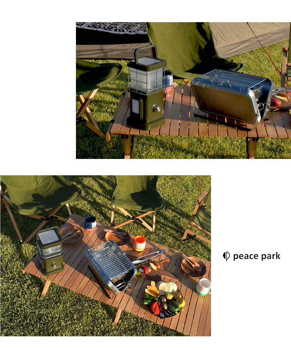 【新品】 ピースパーク ワイルドランド ランプ カーキ PEACE PARK WILDLAND LAMP キャンプ アウトドア ギア 明かり LED 照明 ライト スピーカー 音楽 持ち運び おしゃれ 充電 フェス ビーチ レジャー パーティ