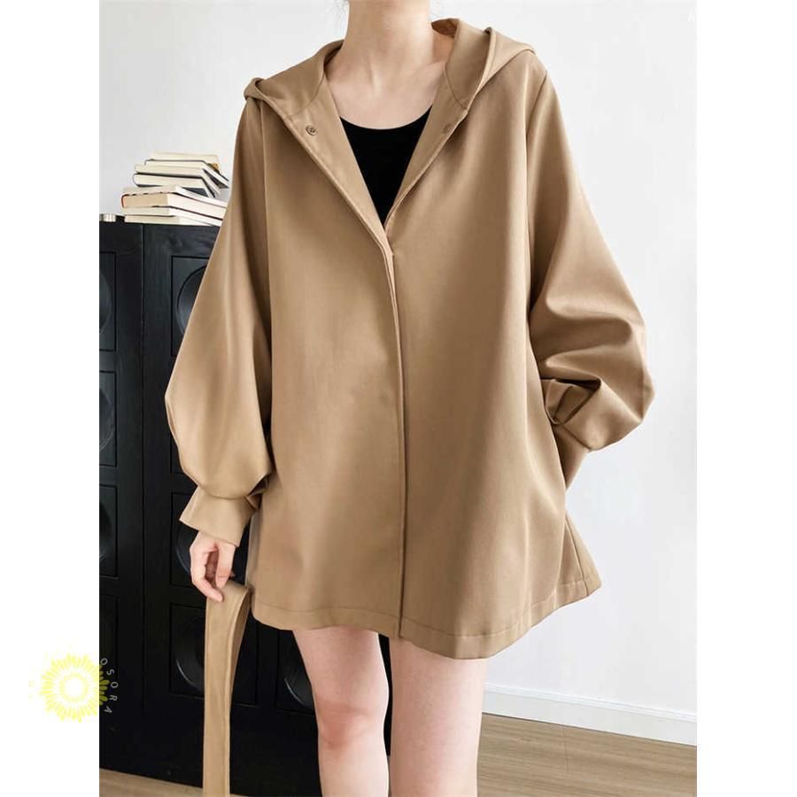 スプリング コート マウンテン パーカー アウター レディース パーカー コート ジャケット ブルゾン ミリタリージャケット プリングコート 長袖 アウトドア トレ GULLKHAN_COM