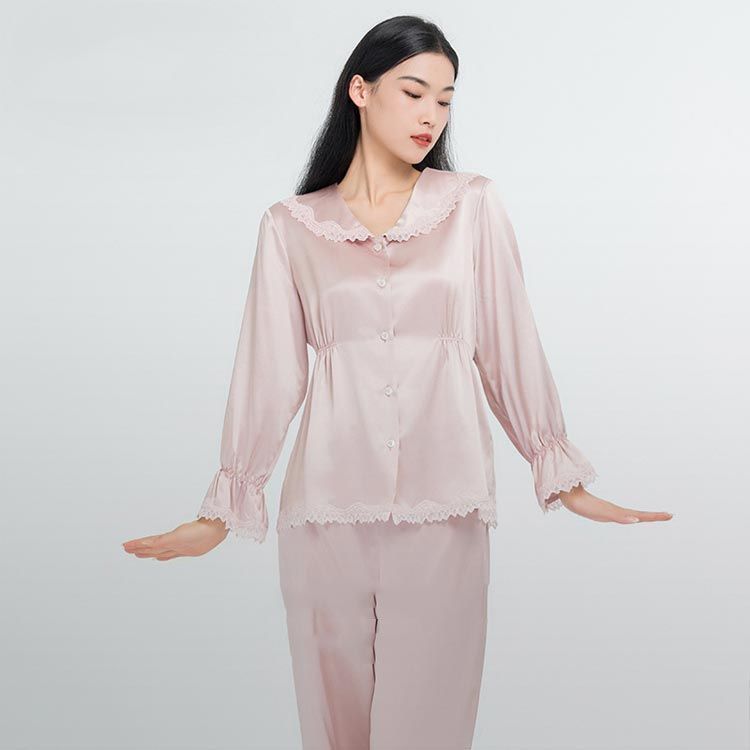 COCOSILK シルク パジャマ レディース シルク100% 長袖 長ズボン 楽天1