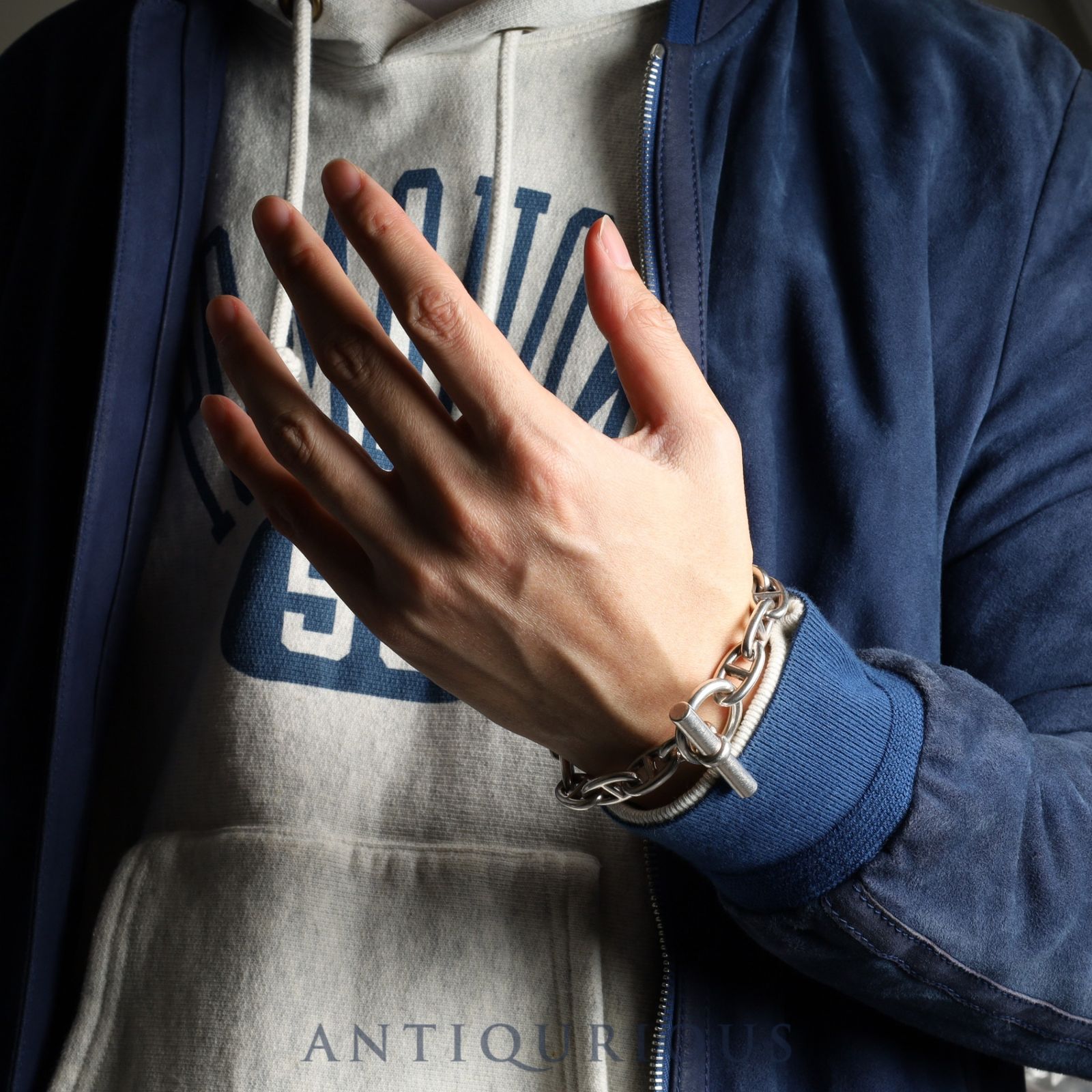 シェーヌダンクル GM 13 Silver 925 ブレスレット 純銀 メンズ