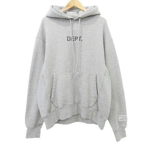 ギャラリーデプト Gallery Dept. Dept Logo Hoodie スウェット パーカー フーディー ロゴプリント USA製 L グレー