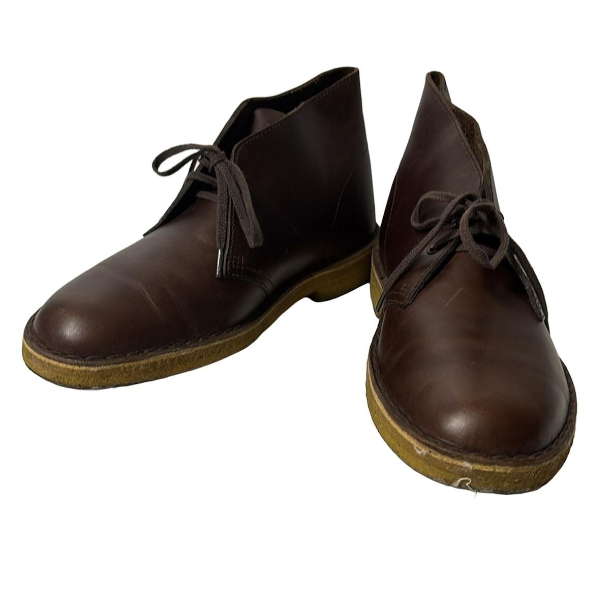 Clarks クラークス ブーティ us7 レディース - ダークブラウン レザー