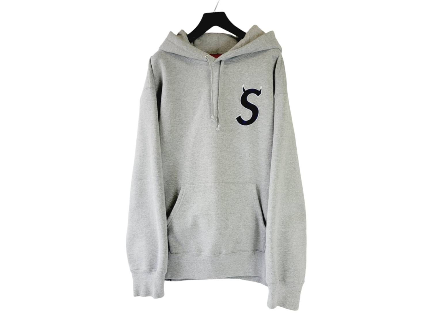 Supreme グレー フーディ ツノロゴ Supreme グレー フーディ ツノロゴ Supreme シュプリーム 20AW S