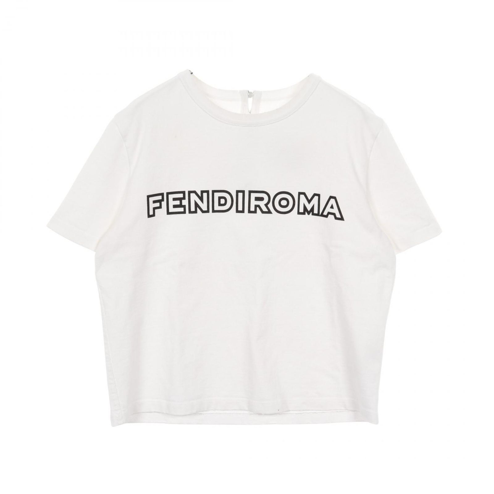 フェンディ FENDI カットソー FENDI × MARC JACOBS FS7950 AXBH コットン Tシャツ レディース Used B