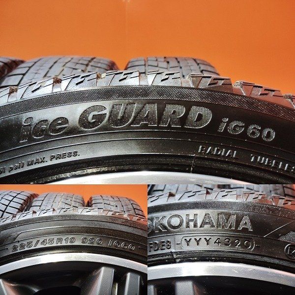 YOKOHAMA iG60 225/45R19 スタッドレス MINI F60 クロスオーバー Yours