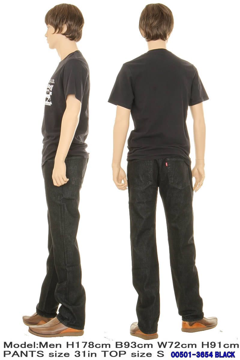 EDIFICE別注 リーバイス 501 セルビッジ ブラックデニム 赤耳 w33