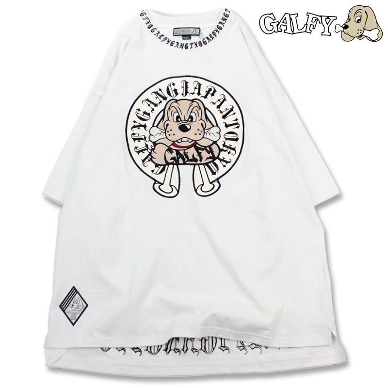 ガルフィー 半袖Tシャツ 前に GAL 之 Hearts Tee GALFY 132051