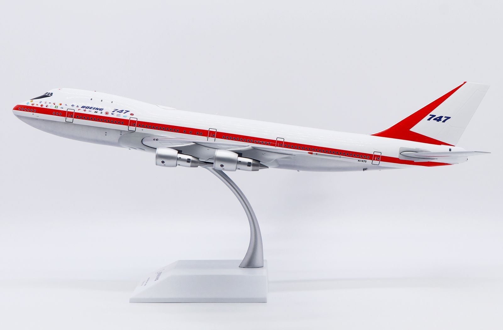 Jcwings ボーイング 747-100 ハウスカラー N7470 1/200 KJ-B741