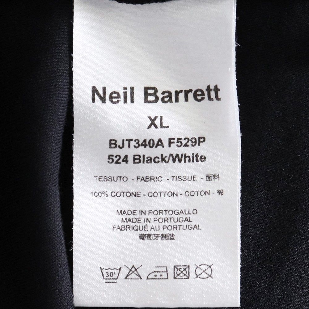 NEIL BARRETT プリントロングスリーブTシャツ XLサイズ