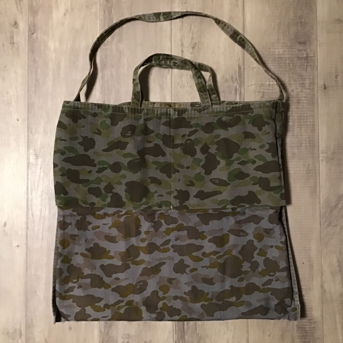 ☆リバーシブル☆ URSUS BAPE ショルダー トートバッグ a bathing ape