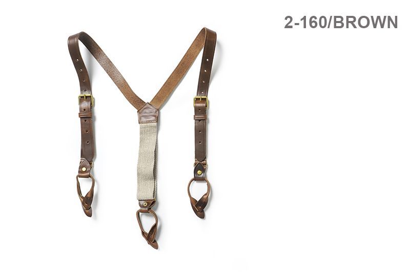 サスペンダー LEATHER