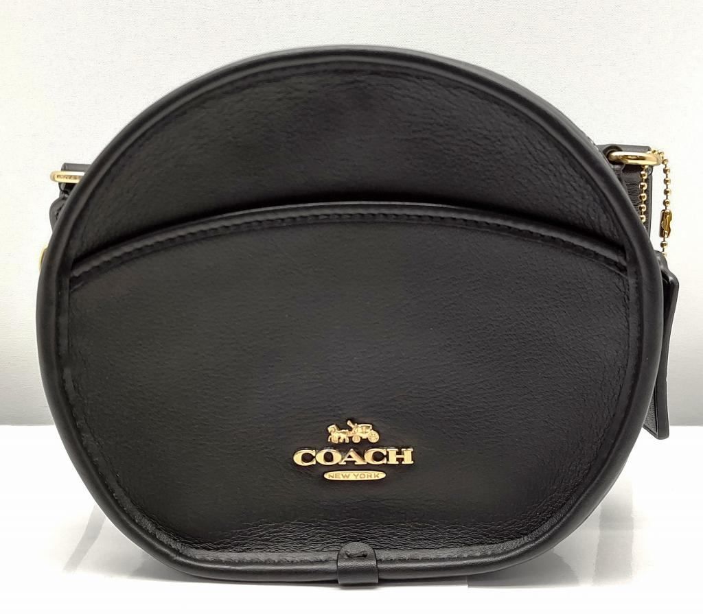 25k-122t【中古】COACH コーチ レザー ショルダーバッグ キャンティーン F27971 BLK クロスボディ レディース 25k-122t【中古】COACH コーチ レザー ショルダーバッグ キャン