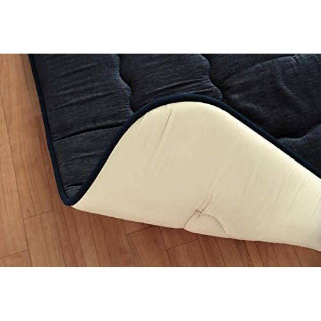 イケヒコ こたつ敷布団 ラグ ふっくら敷 撥水 モデルノ ネイビー 190