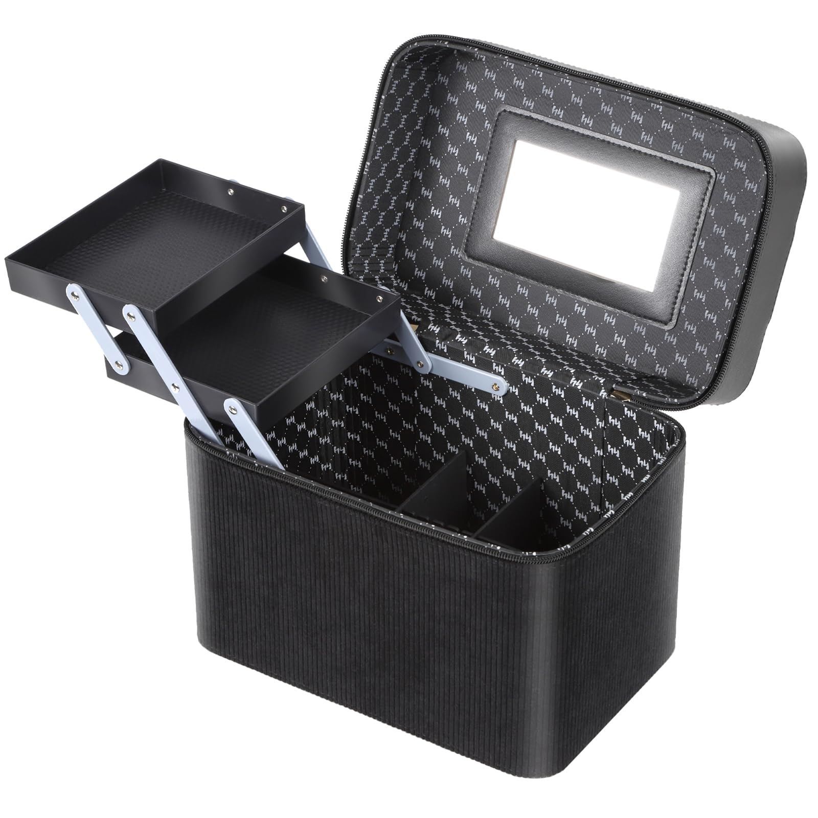 新品 【プロメイク講師監修】メイクボックス コスメボックス 大容量