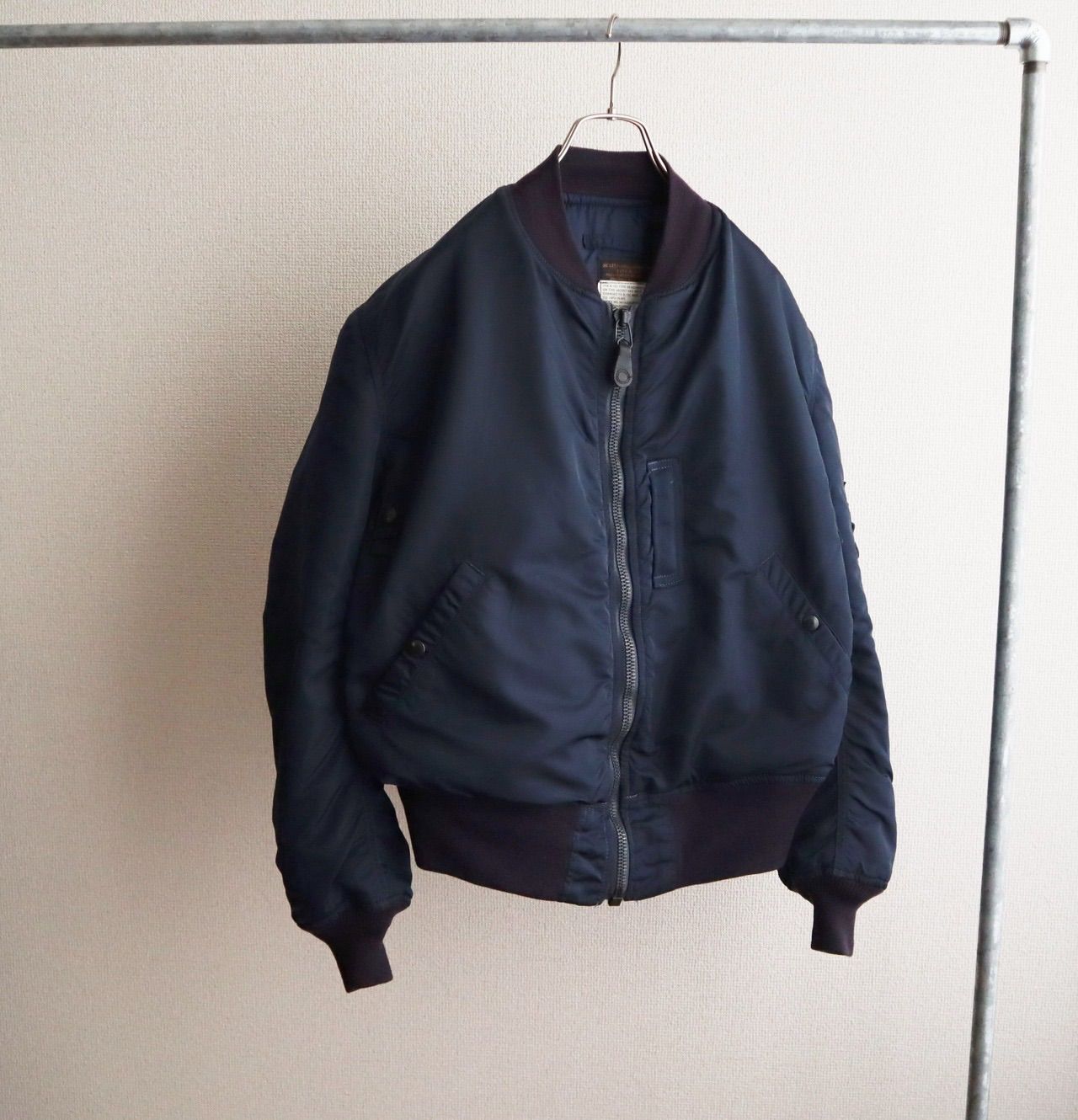 ALPHA INDUSTRIES B-15C flight jacket MA-1 made in USA - メルカリ