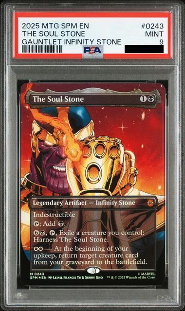 PSA9|FOIL|MTG|日本語版|ソウル ストーン|The Soul Stone|ボーダーレス|マーベル スパイダーマン|SPM0243