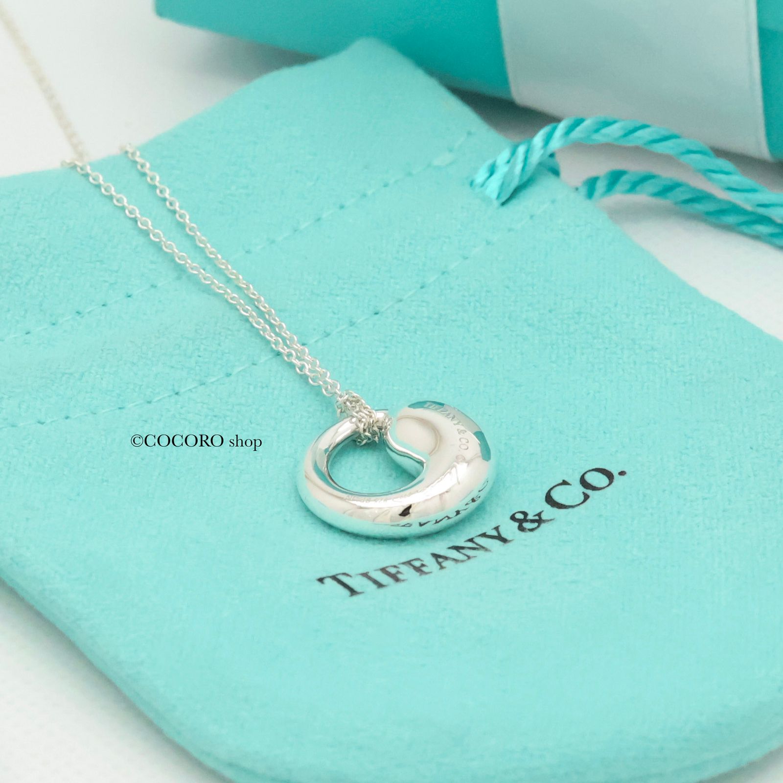 美品】ティファニー TIFFANY&Co. エターナル サークル エルサ