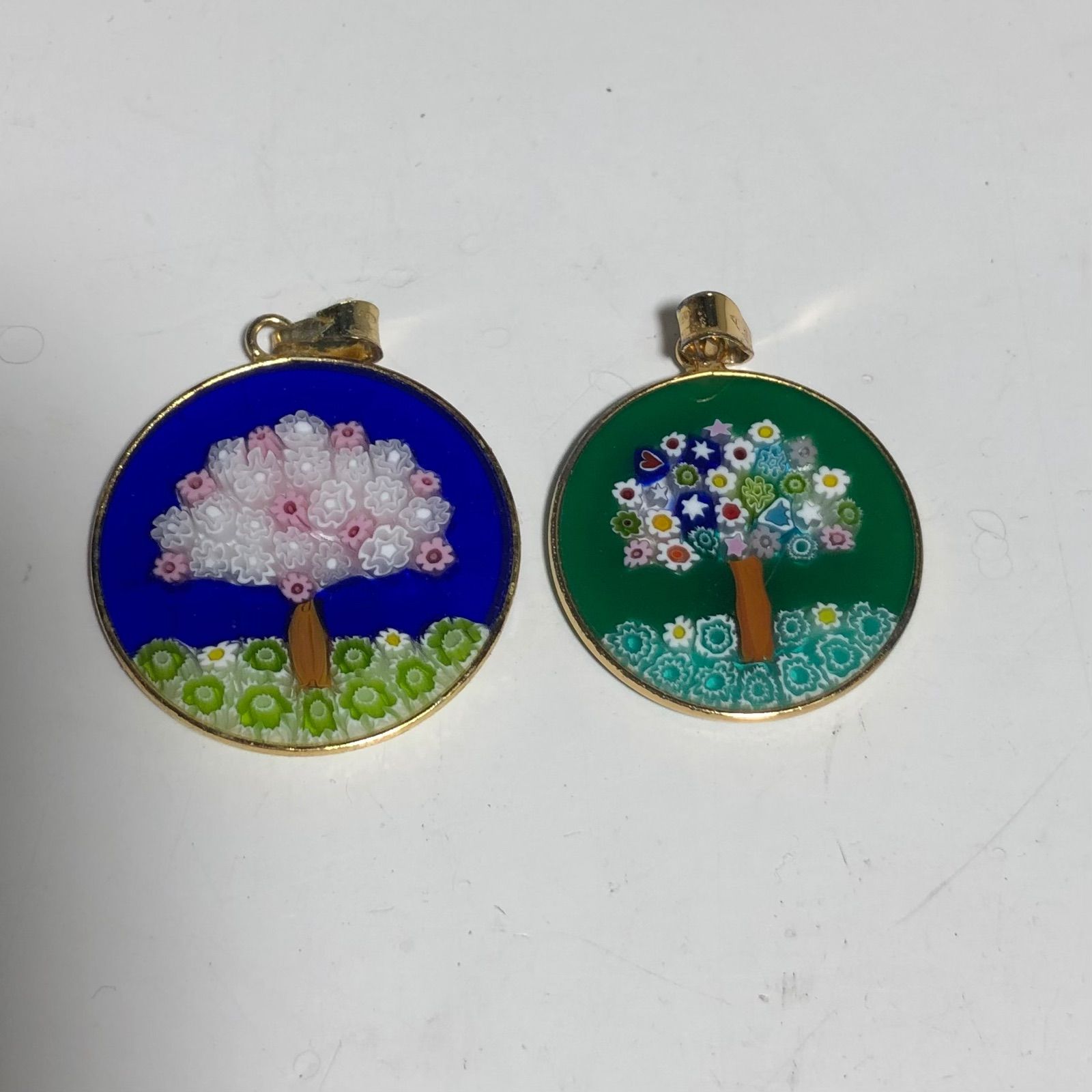 ベネチアングラスペンダントセット ベネチアンガラス ペンダントトップ 5個セット - メルカリ