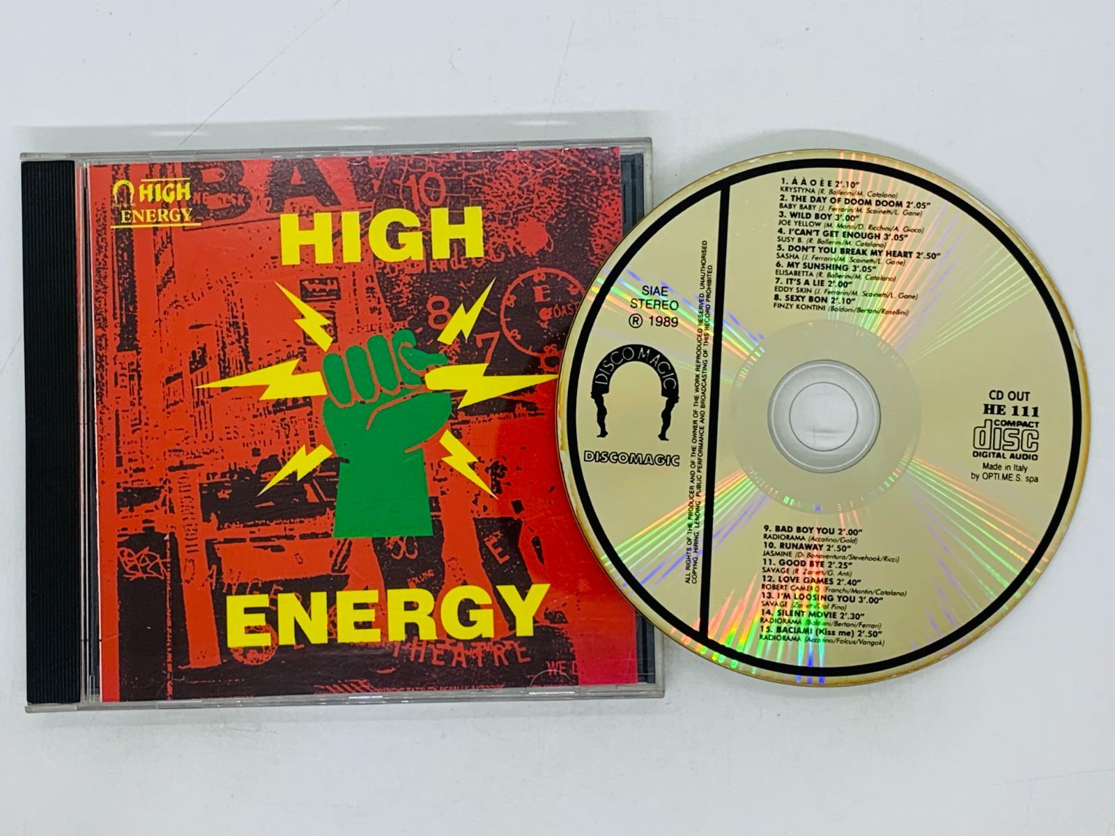 日本国産CD HIGH ENERGY / ハイエナジー / イタリアからの熱い夏 ユーロ 洋楽