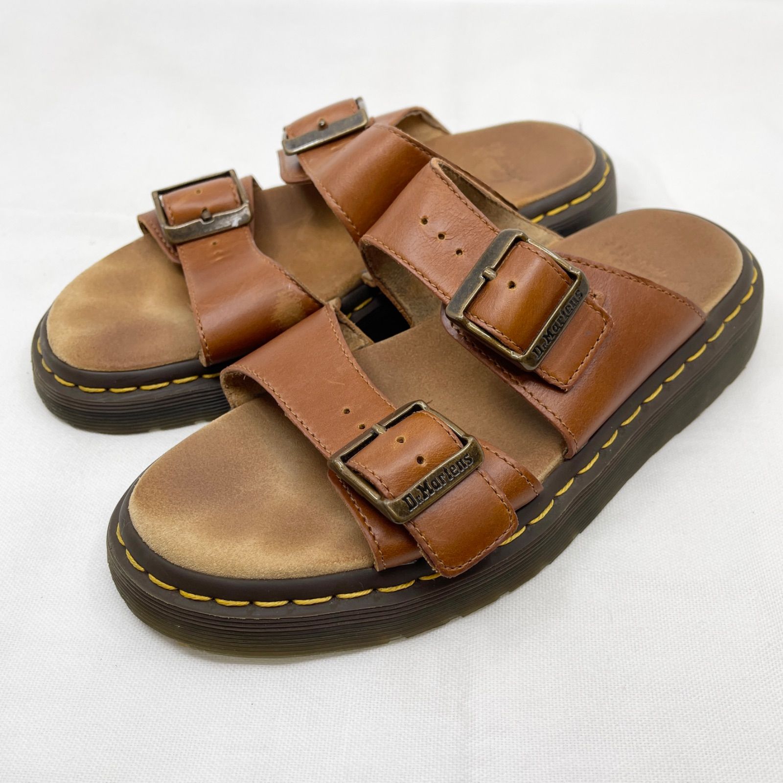 ドクターマーチン サンダル ジョセフ スライドサンダル 24.0 キャメル
