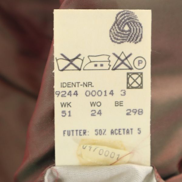 ストレルソン チェック柄 テーラードジャケット 赤×紺 strellson OF SWITZERLAND メンズ   【211028】 【PD】サイズ表記
