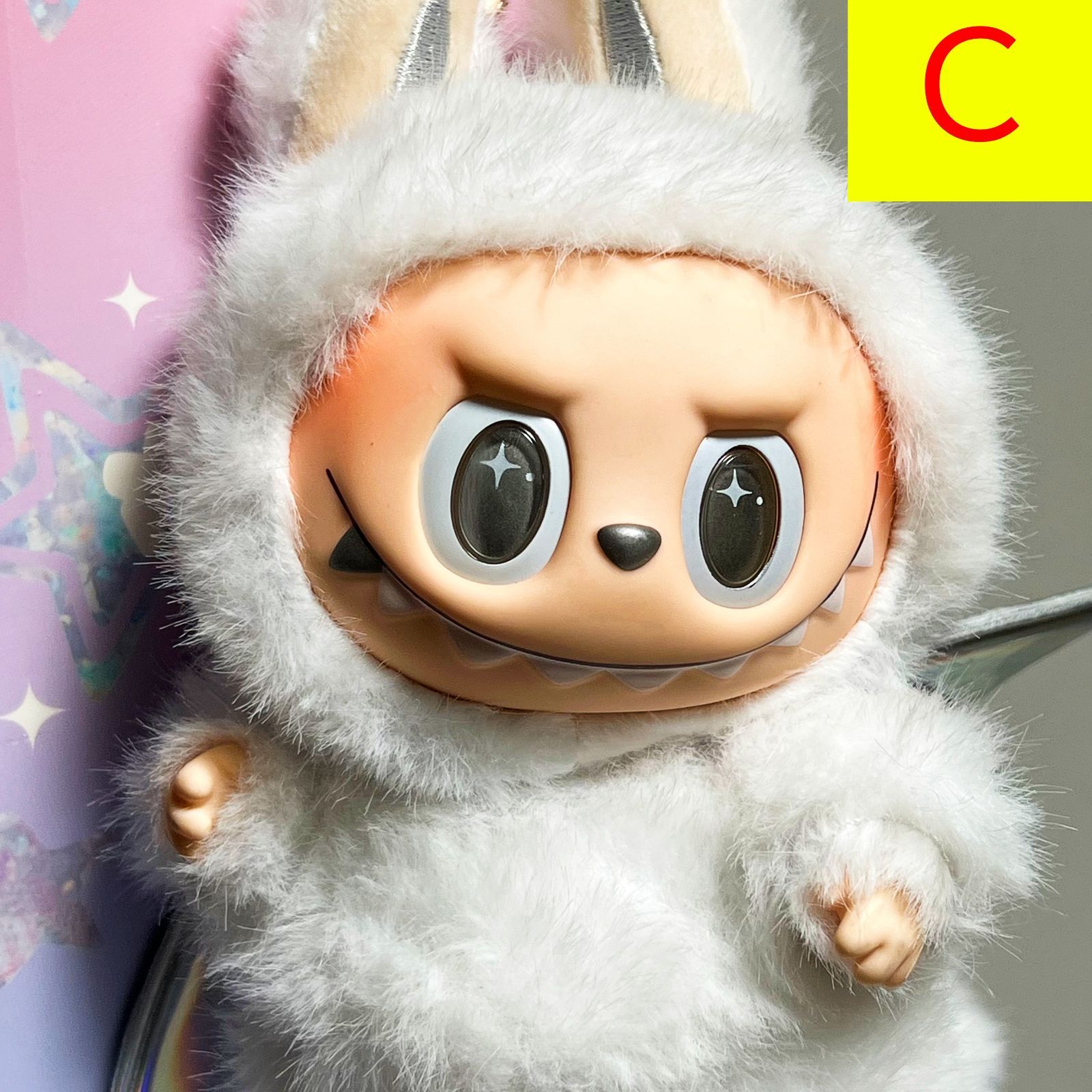 LABUBUぬいぐるみ エンジェルホワイト